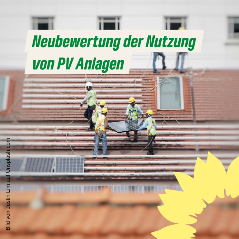 Neubewertung der Nutzung von PV-Anlagen